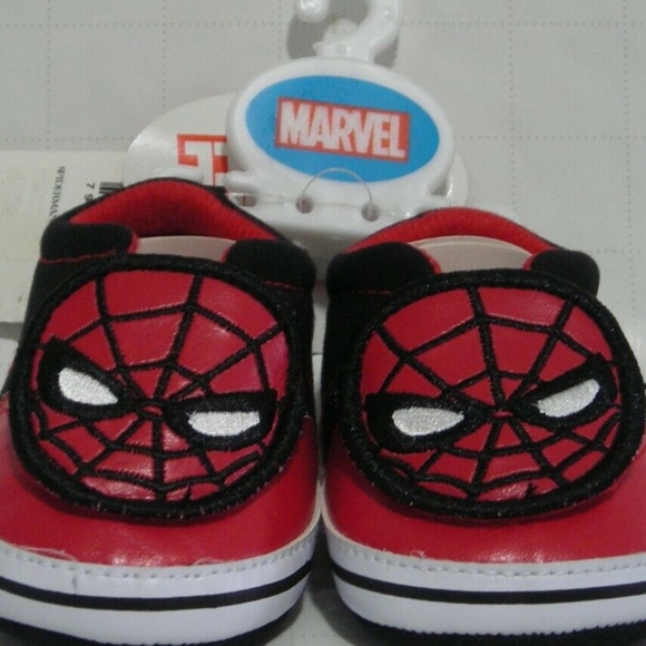 Marvel Other - Baby Crib Shoes Marvel Spider-Man Size 3-6 Months